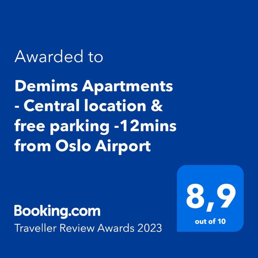 Demims Apartments Lillestrom - Central Location & Parking 외부 사진